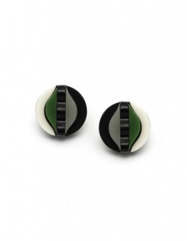 Floresta Philodendro Stud Earrings Green